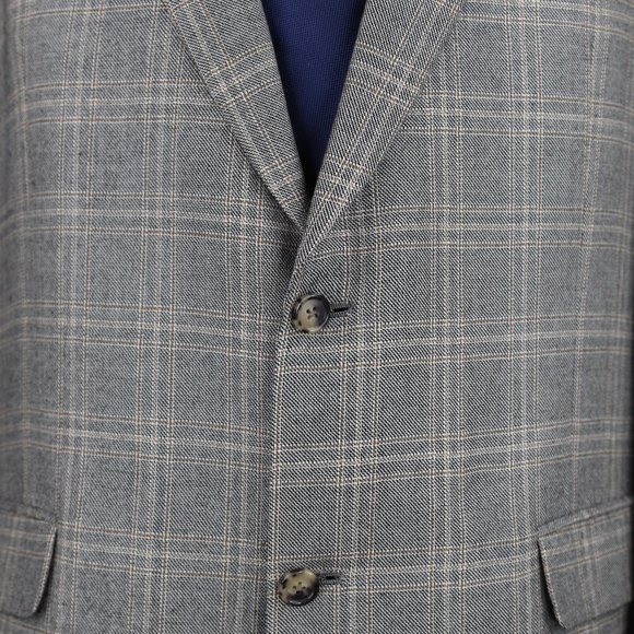 Hart Schaffner Marx Gold Trumpeter Loro Piana Worsted Cashmere Sport Coat - 44L - Picture 3 of 12